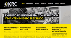 Desktop Screenshot of krcelectromecanica.com