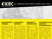 Tablet Screenshot of krcelectromecanica.com